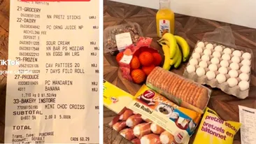 Cât costă un cofraj cu 30 de ouă în Canada. O româncă stabilită acolo a făcut public bonul fiscal din supermarket