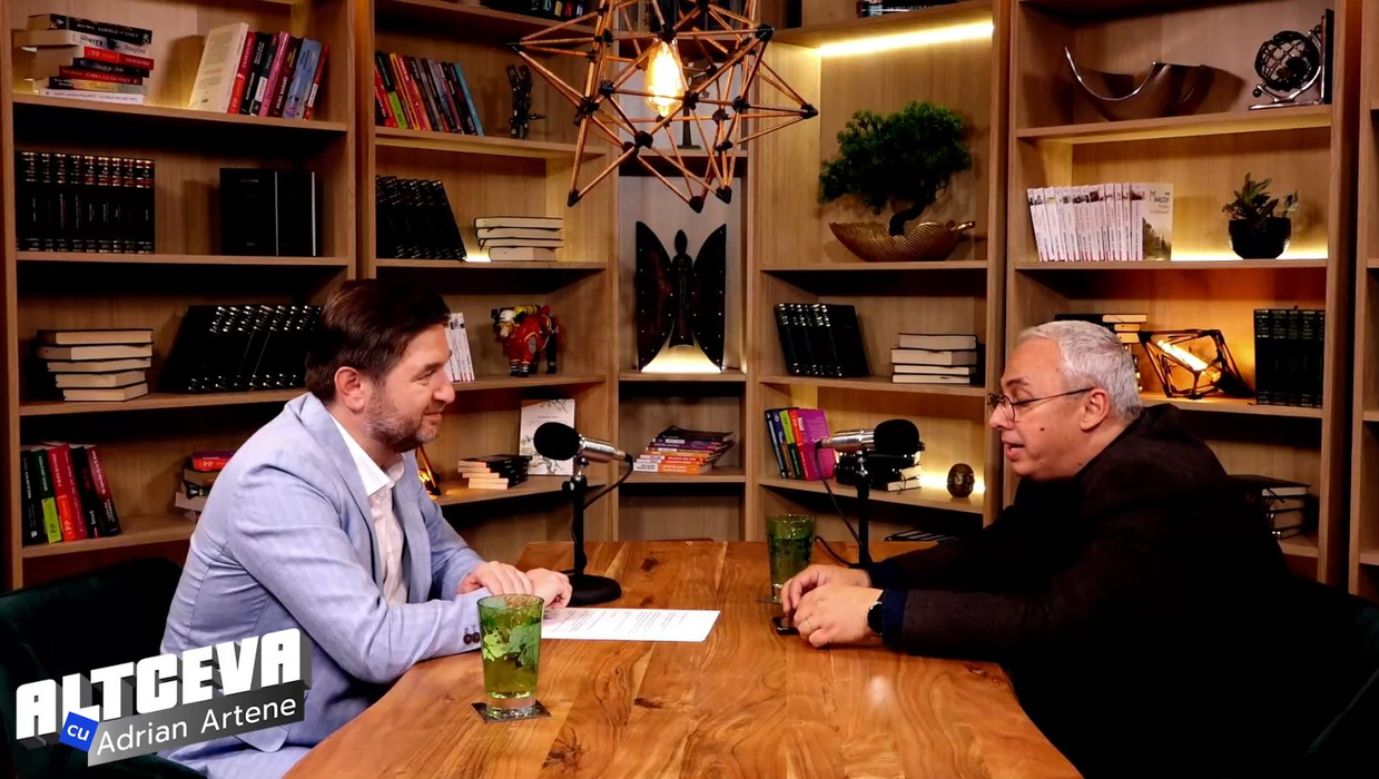 Adrian Artene, alături de fiul marelui scriitor Marin Preda  (Foto: CANCAN.RO)