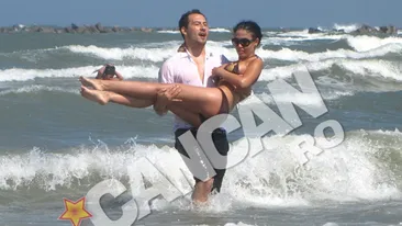 Stefan Stan, zapacit de Andreea Mantea! A intrat imbracat in apa dupa ea, a pipait-o si s-a holbat in sanii ei