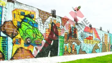 Face arta pe zidul puscariei