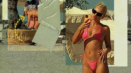 Alexandra Stan a arătat TOT pe plaja din Mamaia! Artista și-a cărat singură șezlongul, iar cei prezenți i-au văzut…