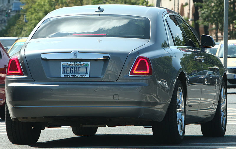 Rolls Royce-ul pe care îl deţin Laurenţiu şi Anamaria este înmatriculat în Nevada