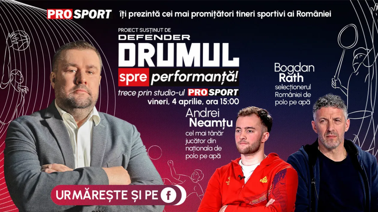 Emisiunea „Drumul spre performanță”, vineri 4 aprilie, de la ora 15.00. Supraviețuiește disciplina sportivă polo pe apă în România?