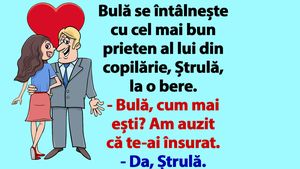 Bancul dimineții | Bulă și Bubulina, love-story fără happy-end
