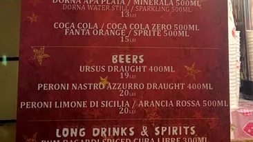 Cât costă o bere la draft, la Târgul de Crăciun din Piața Constituției. Bucureștenii au crezut că este o eroare