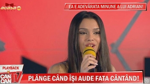 Ea este "Minunea" lui Adi Minune! Nu te-ai fi gandit vreodata ca fata manelistului poate canta asemenea colind Dumnezeiesc!