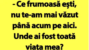 BANC | Bulă, la agățat: ”Ce frumoasă ești”
