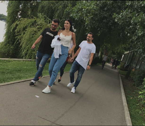 Dacian Varga, alături de noua lui cucerire, la plimbare prin Herăstrău