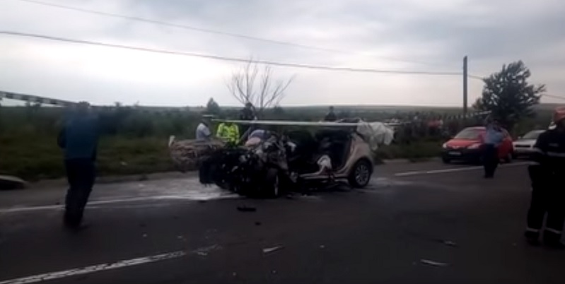 Șoferul din Megane nu a avut nicio șansă