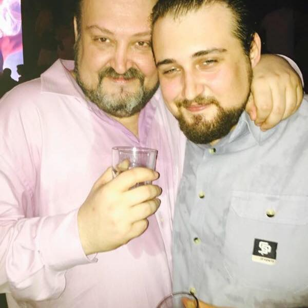 Nae Marinescu alături de fiul său, Vlad