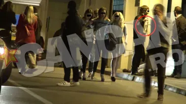 Ceata lui Pitigoi, bea doar unu si se imbata toti! Dupa ce au iesit din club au continuat distractia pe strada!
