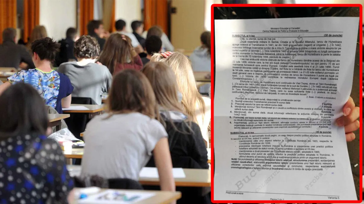 Bacalaureat 2023 | Ce a picat la istorie. Care a fost cel mai dificil subiect