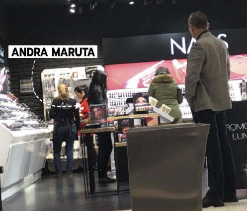 Andra e păzită în permanență de un bodyguard