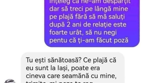 BANC | Un el și o ea: ”Înțeleg că ne-am despărțit, dar să treci pe lângă mine fără să mă saluți e foarte urât!”