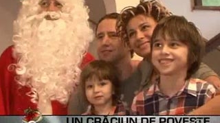 VIDEO Anamaria Prodan si Laurentiu Reghecampf, Sarbatori ca-n povesti! Uite cum l-au intampinat pe Mos Craciun!