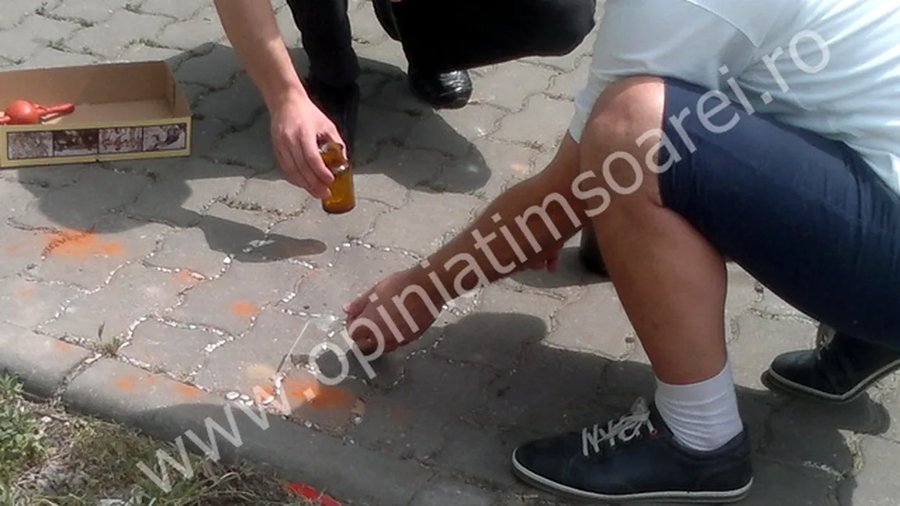 Pericol in Timisoara! Jumatate de kilogram de mercur a ajuns pe trotuare