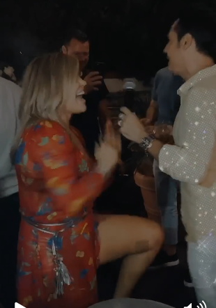 Loredana Groza și Ștefan Bănică Junior au făcut duet la petrecerea lui Dani