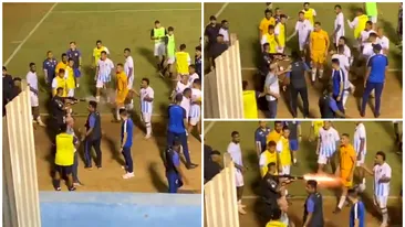 Fotbalist, împușcat de un polițist chiar după meci. Scene de groază pe stadion