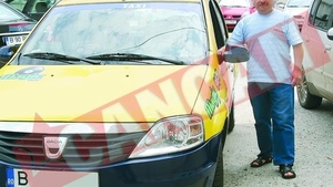 Isi plimba clientii cu masina ticsita de flori
