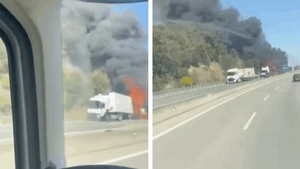Ionuț și Mădălina, doi soți din Dâmbovița, au murit într-un accident rutier cumplit. TIR-ul în care se aflau a luat foc