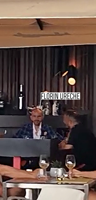 Florin Belu, zis "Ureche", șpriț cu Stelian Ogică la "bibliotecă"