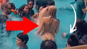 Cum a apărut tânăra din imagine, într-o piscină plină cu copii. Imaginile au devenit virale
