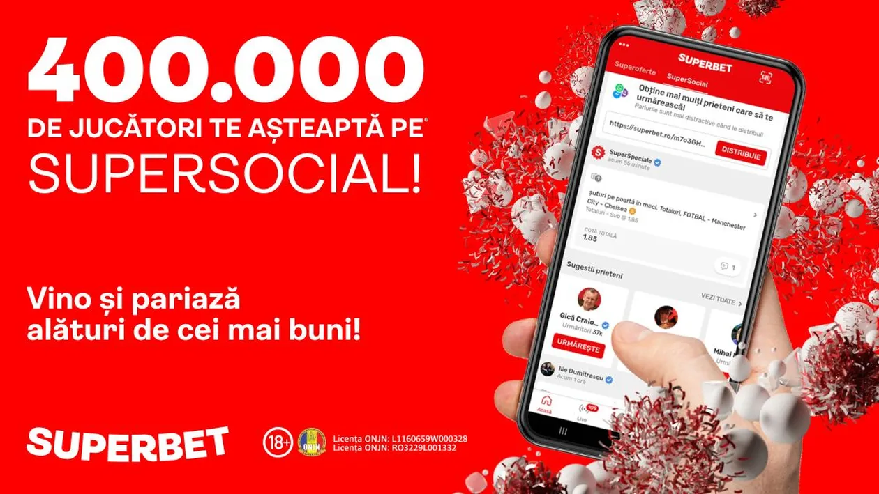 Pariază zilnic alături de cei mai buni jucători din România!