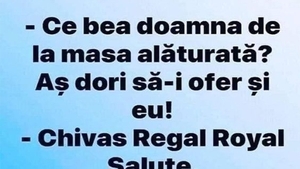 BANC | "Ce bea doamna de la masa alăturată?"