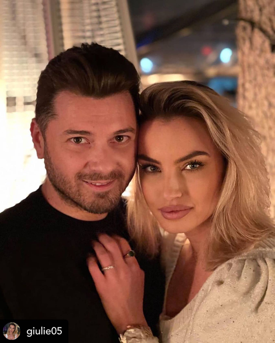 Costi Alecu și actuala lui iubită, "sora" Cristinei ICH