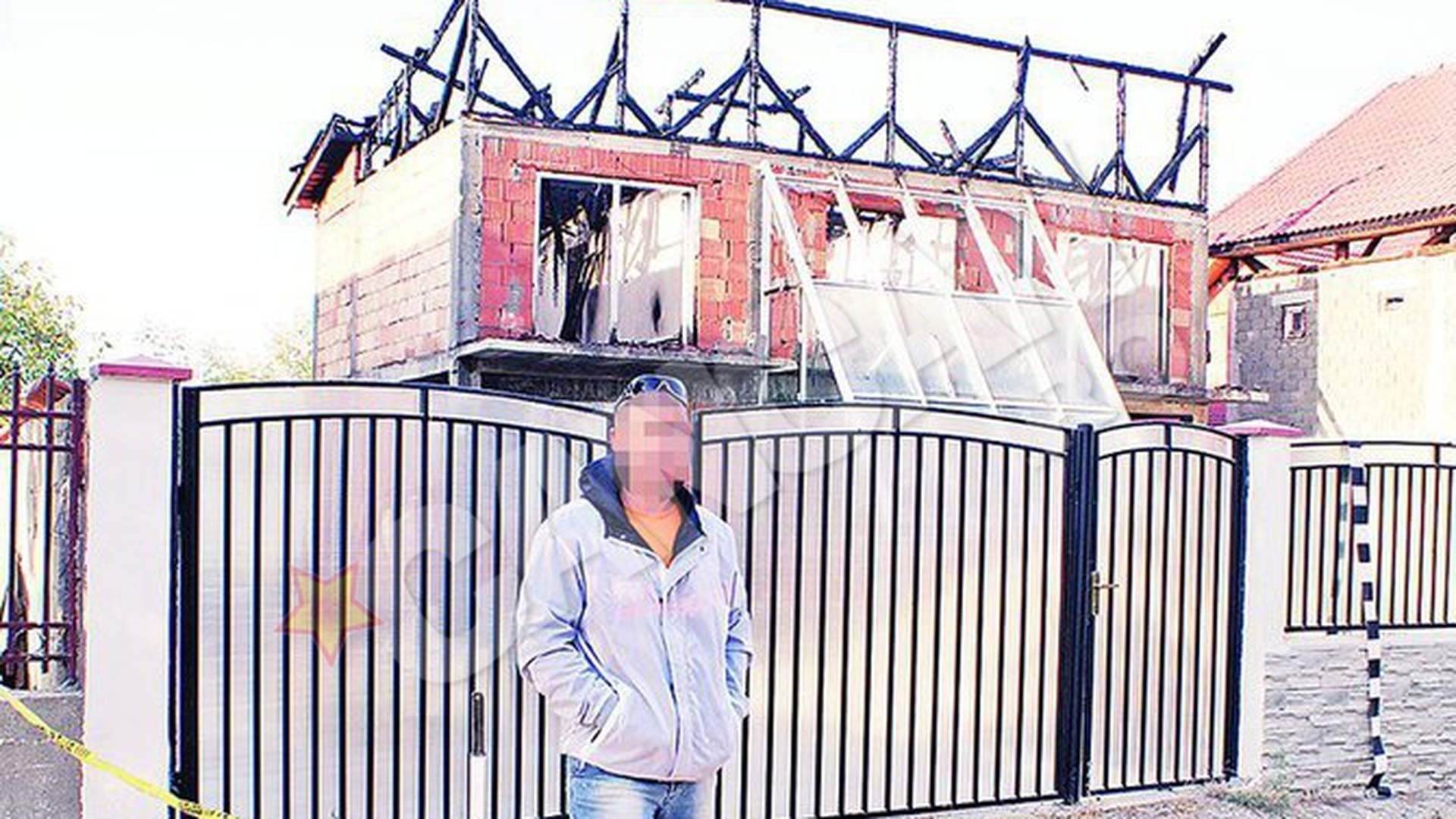 La patru luni dupa ce i-a ars masina, casa de politist, incendiata din razbunare