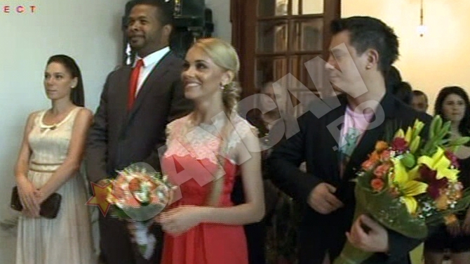 Cabral si Andreea s-au casatorit! Cei doi au spus "da" plini de emotie
