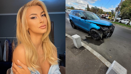 Andreea Bălan a fost implicată într-un accident rutier. Care este starea de sănătate a cântăreței