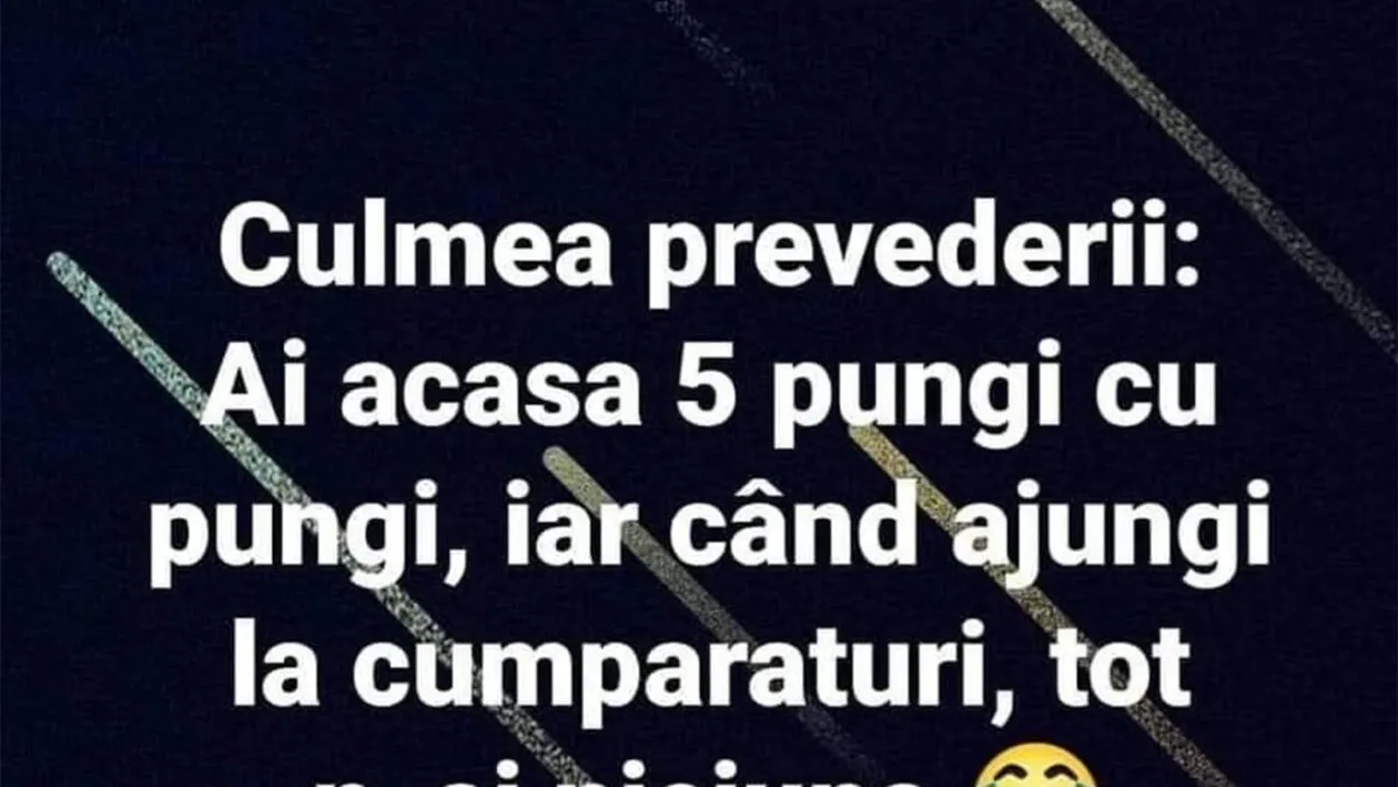 Bancul începutului de aprilie | Culmea prevederii