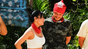 Ce îi făcea Aris Eram colegei Olga la Survivor? Bruneta a dezvăluit tot, în direct la Antena 1