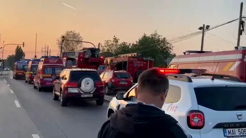 Explozie în Ilfov, în această dimineață! O persoană a murit, iar alta a ajuns la spital, după ce un autoturism a sărit în aer