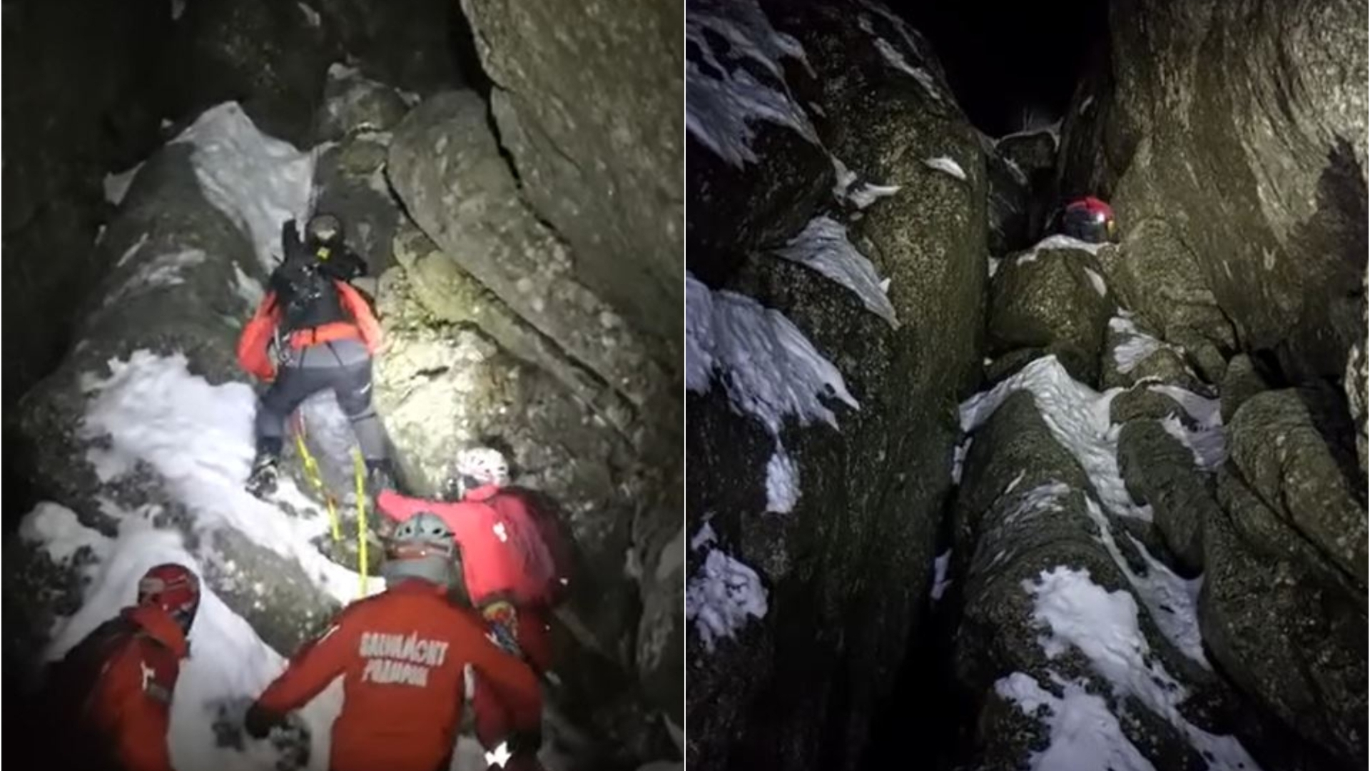 O alpinistă a fost la un pas de moarte, după ce a căzut într-o râpă din Munții Bucegi