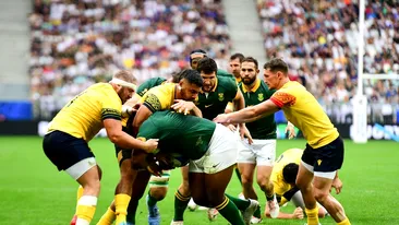 România, înfrângere categorică și cu Africa de Sud la Mondialul de rugby. „Stejarii” n-au reușit să marcheze niciun punct