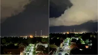 Ce a apărut pe cer, în Arad, în noaptea de 22 mai 2024. Localnicii au rămas mască și au imortalizat fenomenul straniu