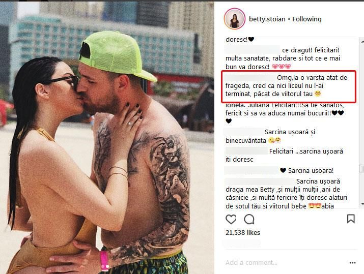 A început deja scandalul, după ce Betty Salam a anunțat că e însărcinată