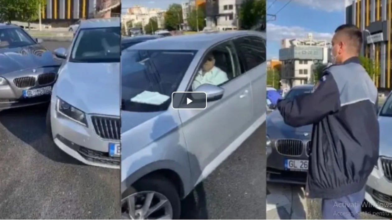 Gelozia nu are limite! Doi bărbați s-au șicanat cu mașinile în trafic, pentru o femeie