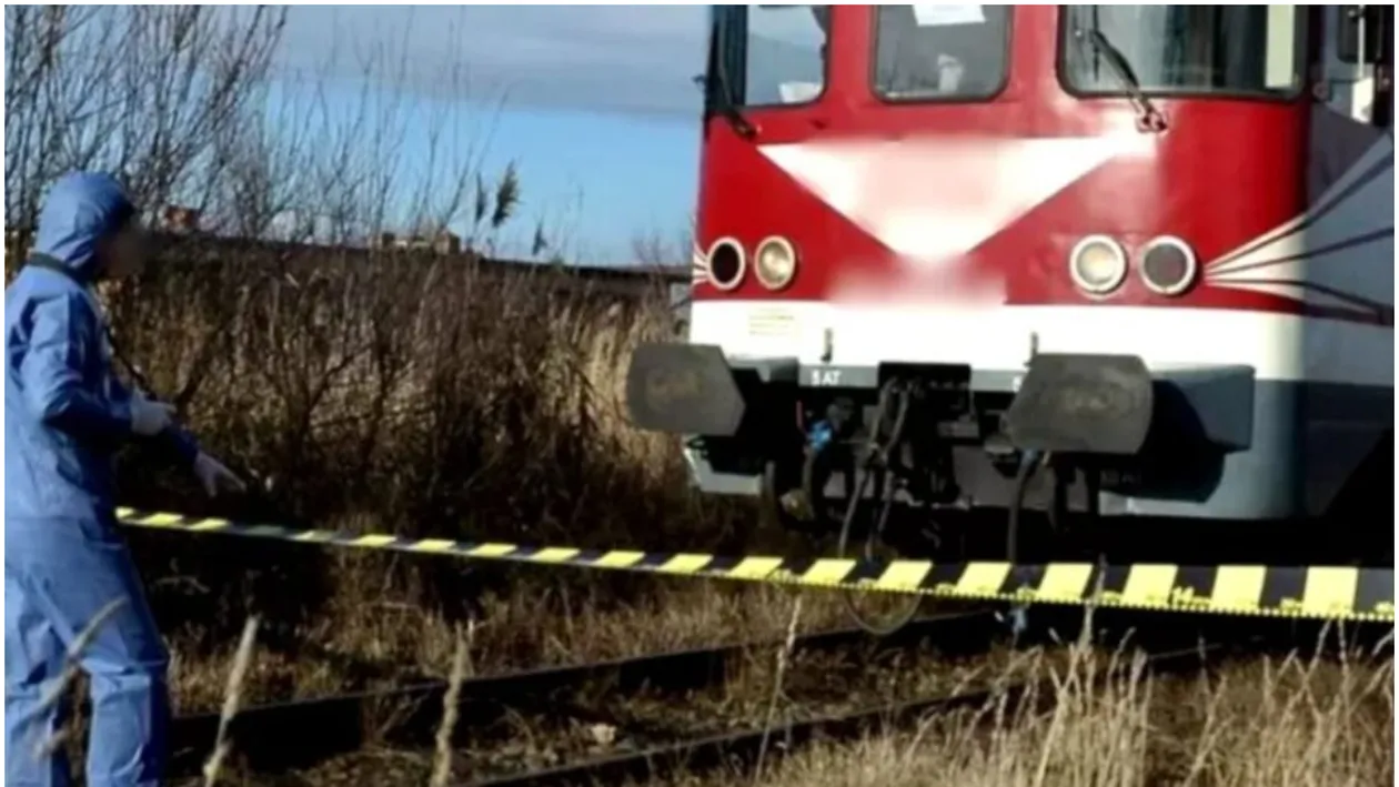 Sfârșit de coșmar pentru o femeie din Oradea! Obligată să stea pe șine până a fost lovită de tren