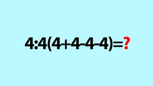 Testul IQ la care și geniile greșesc | Calculați 4:4(4+4-4-4)