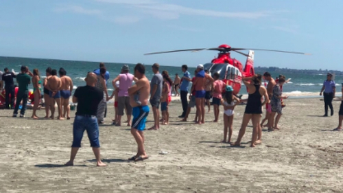 A fost desfășurare de forțe în Mamaia Nord! Un bărbat de 50 de ani a murit înecat, iar altul a ajuns la spital