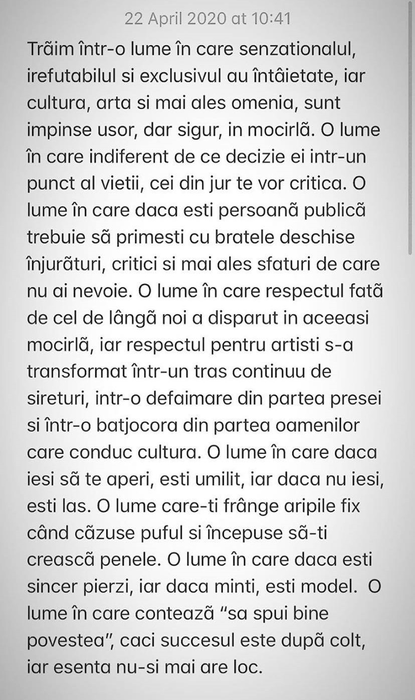 George Burcea, nou mesaj tranșant după scandalul cu Andreea Bălan de Paște: “Pasărea pe limba ei piere”