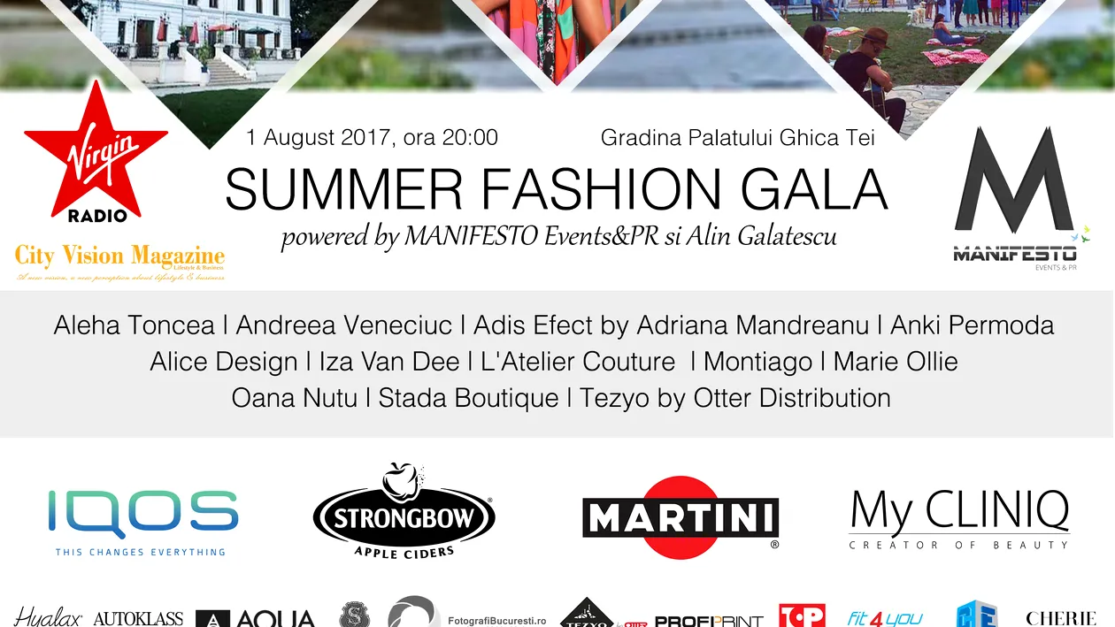 (P) Uite la ce eveniment trebuie să fi prezent vara asta! Summer Fashion Gala reuneşte cei mai cunoscuţi designeri români ai momentului