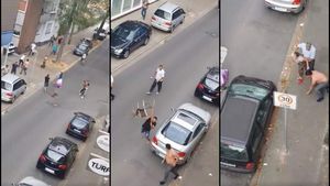 Bătaie între două clanuri din România, pe străzile din Germania! VIDEO