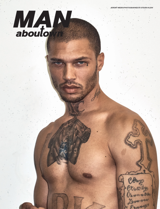 Jeremy Meeks a apărut pe coperta revistei "Man About Town"