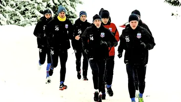 Bendeac are mare trecere la munte. Bujor si Nicusor alina greutatile stelistilor din cantonament