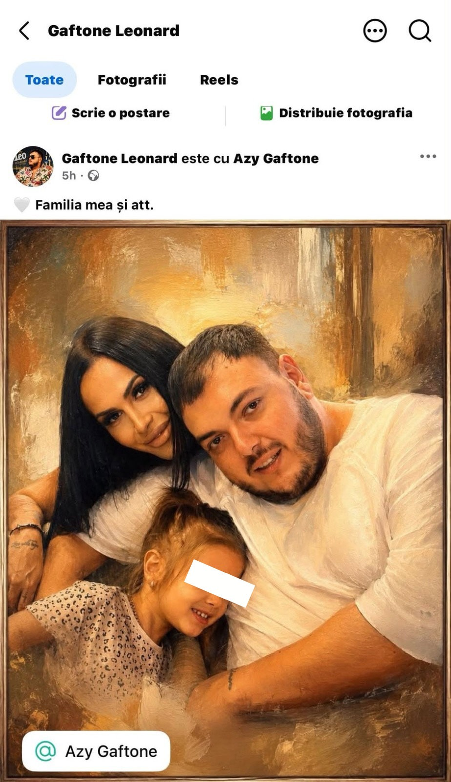 Leo de la Kuweit, alături de Cristina și fiica sa/ sursa: Social media