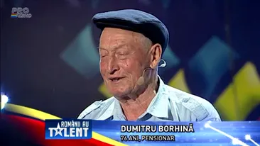 Blondi pe scena Românii au talent! Vezi cine e pensionarul de 76 de ani care a avut curaj să o aducă!
